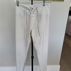 White Lace-Up Leggings Year of Ours